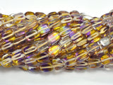 Mystic Aura Quartz-Yellow, Purple, 6x9mm, Nugget, 14.5 Inch-BeadBeyond