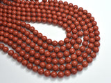 Red Jasper Beads, 8mm (8.7mm), Round Beads-BeadBeyond