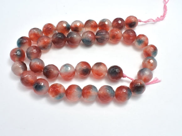 Agate Beads, 10mm Faceted Round Beads-BeadBeyond