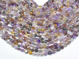 Super Seven Beads, Cacoxenite Amethyst, Approx 6x7mm Nugget Beads, 15.5 Inch-Gems: Nugget,Chips,Drop-BeadBeyond
