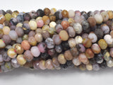 Pink Opal, 4x6mm Faceted Rondelle-Gems:Assorted Shape-BeadBeyond