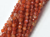 Carnelian Beads, 3mm Micro Faceted Round-Gems: Round & Faceted-BeadBeyond