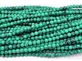 Howlite Turquoise Beads-Green, 4.5mm (5mm) Round Beads-Gems: Round & Faceted-BeadBeyond