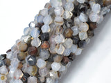 Agate Beads, 6mm Star Cut Faceted Round, 14 Inch-Agate: Round & Faceted-BeadBeyond