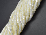 Mother of Pearl, MOP, White, 2.5x4mm Heishi-BeadBeyond