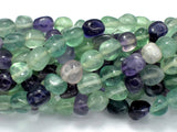 Fluorite Beads, Approx 8x10mm Nugget Beads, 15.5 Inch-Gems: Nugget,Chips,Drop-BeadBeyond