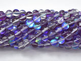 Mystic Aura Quartz-Purple, 8mm Round-Gems: Round & Faceted-BeadBeyond