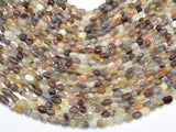 Botswana Agate, 6x8mm Nugget Beads, 15.5 Inch-Gems: Nugget,Chips,Drop-BeadBeyond