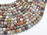 Matte Mexican Crazy Lace Agate Beads, 6mm Round Beads-Gems: Round & Faceted-BeadBeyond