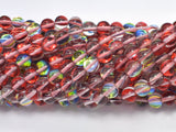 Mystic Aura Quartz-Red, Rainbow, 6mm (6.3mm) Round-Gems: Round & Faceted-BeadBeyond