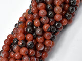 Sardonyx Agate Beads, 6mm Round-Agate: Round & Faceted-BeadBeyond