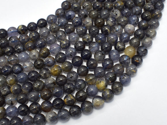 Iolite Beads, 6mm, Round Beads-BeadBeyond