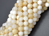 White Opal, 8mm (8.3mm) Round Beads-Gems: Round & Faceted-BeadBeyond