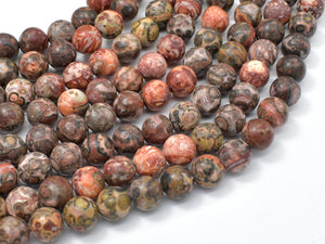 Leopard Skin Jasper, 8mm (8.5mm) Round beads-Gems: Round & Faceted-BeadBeyond