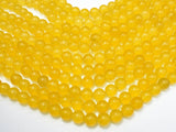 Jade Beads-Yellow, 10mm Round Beads-Gems: Round & Faceted-BeadBeyond