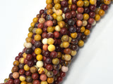 Mookaite Beads, 4mm (4.6mm), Round Beads-BeadBeyond