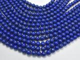 Lapis Blue Turquoise Howlite, 8mm (7.8mm)-Gems: Round & Faceted-BeadBeyond