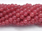Jade Beads-Rose Red, 8mm-Gems: Round & Faceted-BeadBeyond