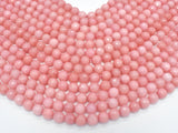 Jade-Pink, 8mm (7.8mm) Faceted Round-Gems: Round & Faceted-BeadBeyond