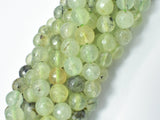 Prehnite Beads, 8mm (7.8mm) Faceted Round-Gems: Round & Faceted-BeadBeyond
