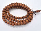 Matte Sandalwood Beads, 8mm Round, 35 Inch-Wood-BeadBeyond
