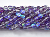 Mystic Aura Quartz-Purple, 6mm (6.3mm) Round-Gems: Round & Faceted-BeadBeyond