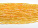 Citrine Beads, 4mm (4.7mm), Round-BeadBeyond