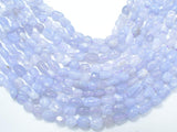 Blue Lace Agate, Blue Chalcedony, Approx 6x8mm Nugget Beads-Gems: Nugget,Chips,Drop-BeadBeyond