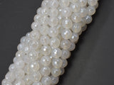 Mystic Coated White Agate, 8mm Faceted Round-Gems: Round & Faceted-BeadBeyond