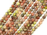 Spicy Jasper Beads, Plum Blossom Jasper, 6mm Round Beads-Gems: Round & Faceted-BeadBeyond