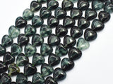 Jade - Green 12mm Heart Beads-BeadBeyond