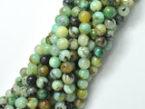 Natural Chrysocolla , 8mm Round Beads, 15 Inch-BeadBeyond