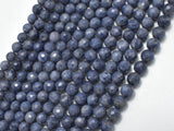 Blue Sapphire Beads, 5mm (5.3mm) Faceted Round, 18 Inch-Gems: Round & Faceted-BeadBeyond