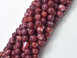 Red Fire Agate, 8mm Round Beads-BeadBeyond