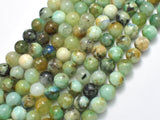 Natural Chrysocolla , 8mm Round Beads, 15 Inch-BeadBeyond