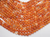 Carnelian Beads, Orange, 8mm, Round Beads-Gems: Round & Faceted-BeadBeyond