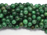 Green Mica Muscovite in Fuchsite 8mm-BeadBeyond