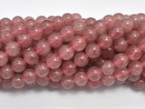 Strawberry Quartz Beads, Lepidocrocite, 8mm Round-Gems: Round & Faceted-BeadBeyond