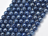 Mystic Coated Blue Agate, 8mm Faceted Round, AB Coated-Agate: Round & Faceted-BeadBeyond