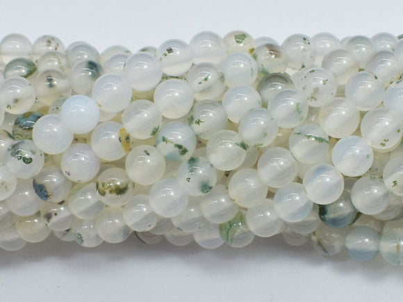 Agate 6mm Round, 14.5 Inch-BeadBeyond