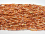 Red Aventurine Beads, Round, 4mm-Gems: Round & Faceted-BeadBeyond