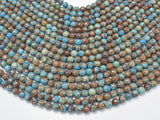 Blue Calsilica Jasper Beads, 6mm Faceted Round Beads-Gems: Round & Faceted-BeadBeyond