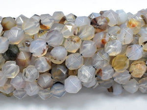 Agate Beads, 8mm Star Cut Faceted Round-Gems: Round & Faceted-BeadBeyond