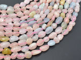 Beryl, Aquamarine, Morganite, Heliodor, 6x8 Nugget Beads-Gems: Nugget,Chips,Drop-BeadBeyond