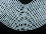 Genuine Aquamarine Beads, 7mm Round Beads-Gems: Round & Faceted-BeadBeyond