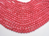 Jade Beads-Pink, 8mm Round Beads-Gems: Round & Faceted-BeadBeyond