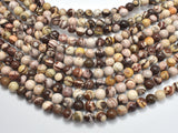 Brown Zebra Jasper Beads, 8mm Round Beads-Gems: Round & Faceted-BeadBeyond