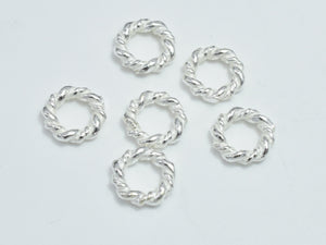 8pcs 925 Sterling Silver Ring, 7mm, 4mm Inner-Metal Findings & Charms-BeadBeyond