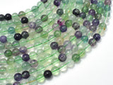 Fluorite Beads, Rainbow Fluorite, Round, 6mm-BeadBeyond