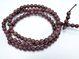 Purple Sandalwood Beads, 6mm Round Beads-Wood-BeadBeyond
